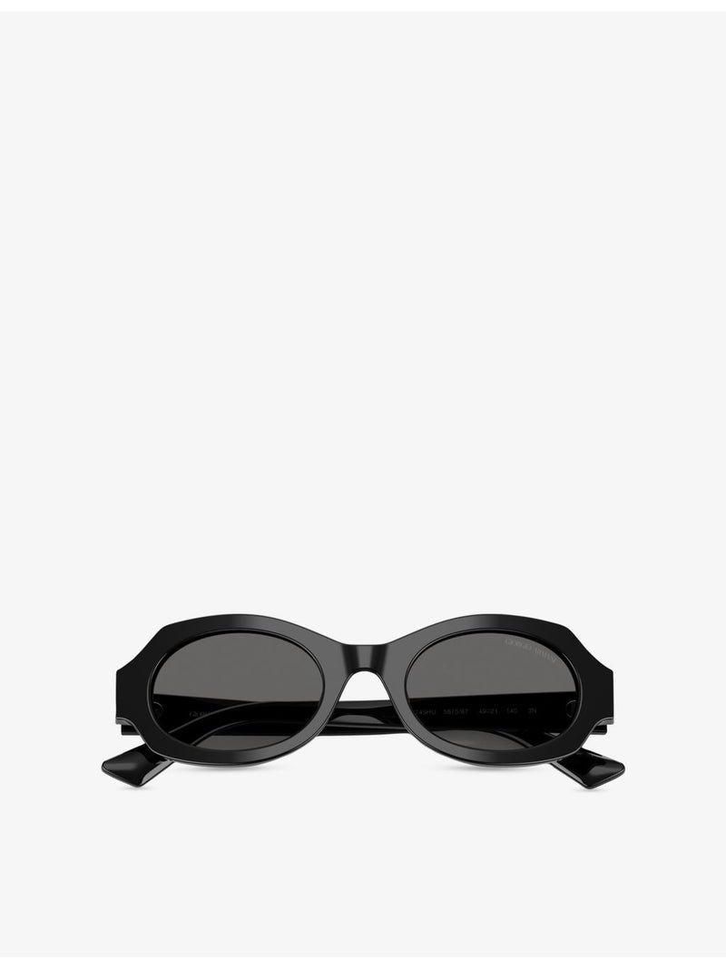 Giorgio Armani oval-frame acetate sunglasses AR8245HU - British product