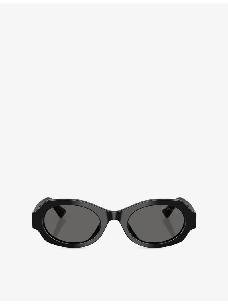 Giorgio Armani oval-frame acetate sunglasses AR8245HU - British product
