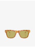 Brunello Cucinelli sunglasses pillow frame acetate (British brand)