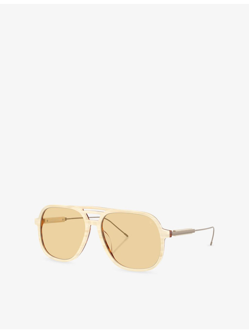 Brunello Cucinelli pilot sunglasses BC4022S, imported from the UK