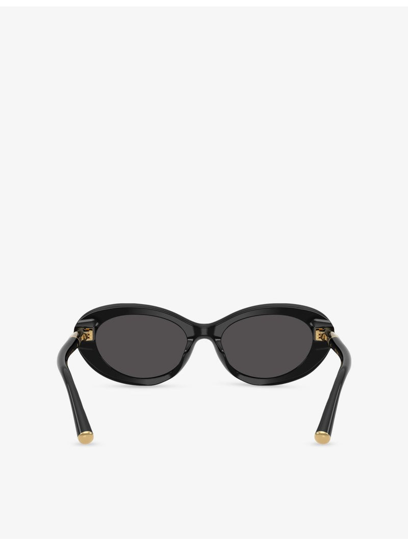 Dolce & Gabbana DG4519 round-frame acetate sunglasses, UK version