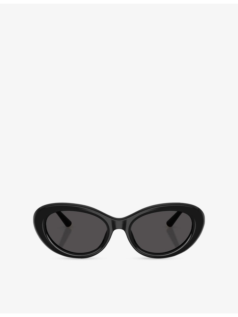 Dolce & Gabbana DG4519 round-frame acetate sunglasses, UK version