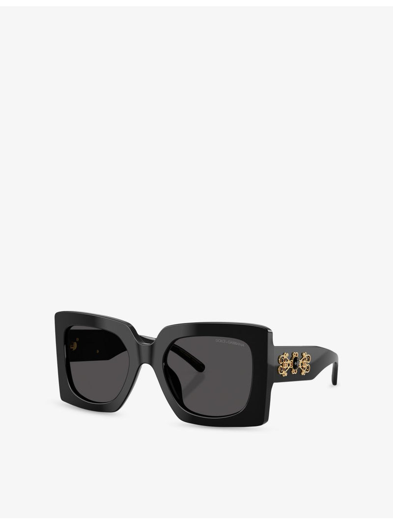 Dolce & Gabbana DG4525B square-frame acetate sunglasses - British product