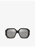 Fendi square-frame acetate sunglasses, imported from the UK