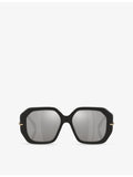 Fendi square-frame acetate sunglasses, imported from the UK