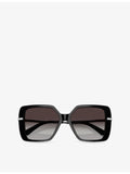 Jimmy Choo square-frame acetate oversized sunglasses - British product