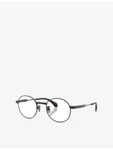 selfridges Moncler Suffuse Round-Frame Metal Optical Glasses- Buy online at McGrocer