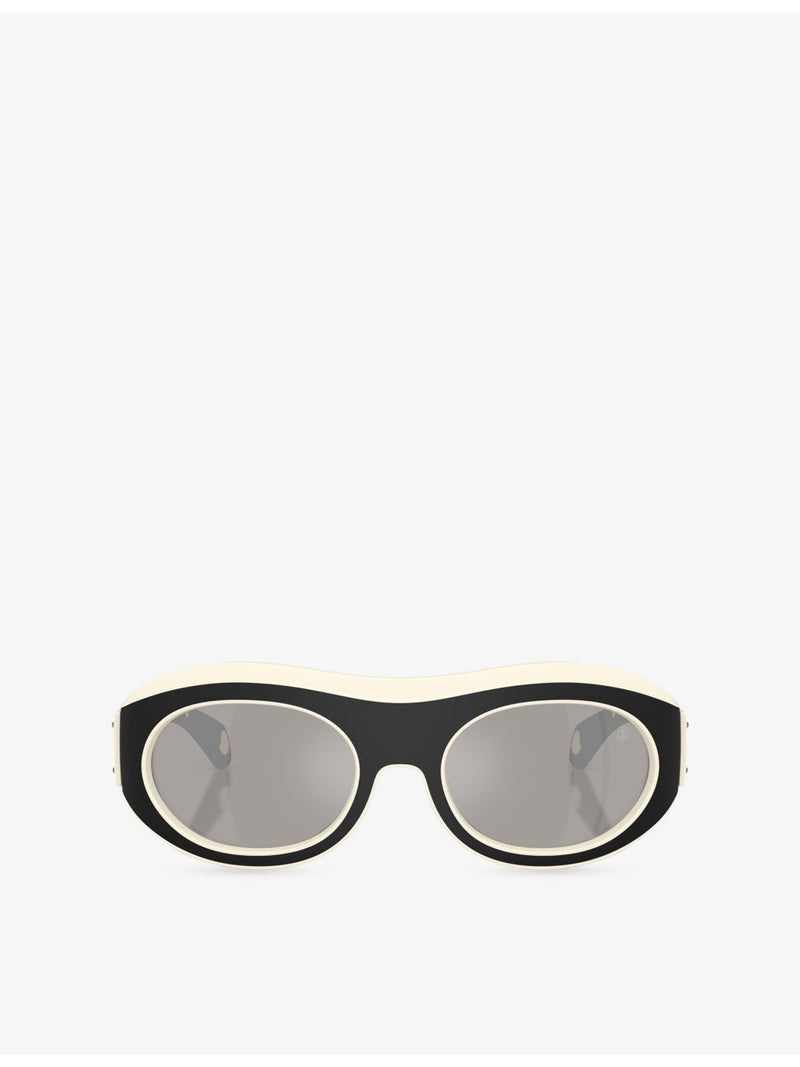 Moncler Ramillon round-frame acetate sunglasses (British brand)