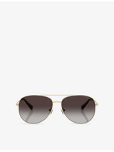 selfridges Michael Kors Perledo Pilot Metal Sunglasses 58mm- Buy online at McGrocer