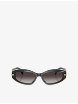 selfridges Michael Kors MK2260D Wilmington Oval Acetate Sunglasses 54mm- Buy online at McGrocer