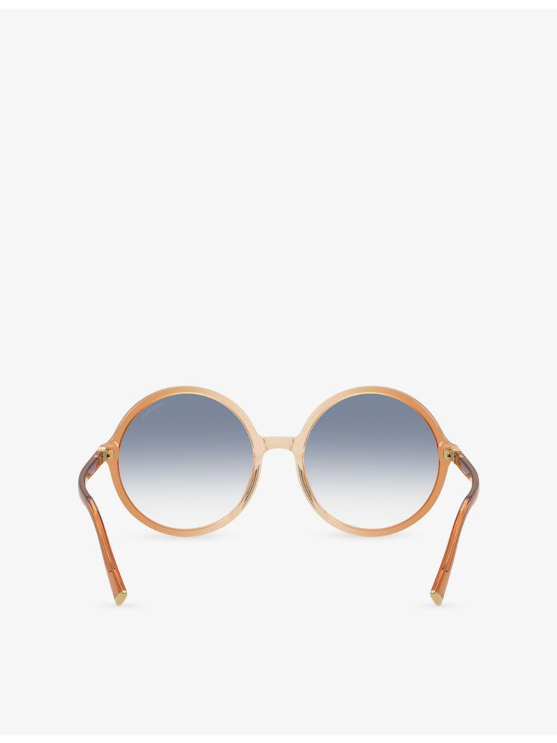 Miu Miu round-frame acetate sunglasses MU B02S, UK version