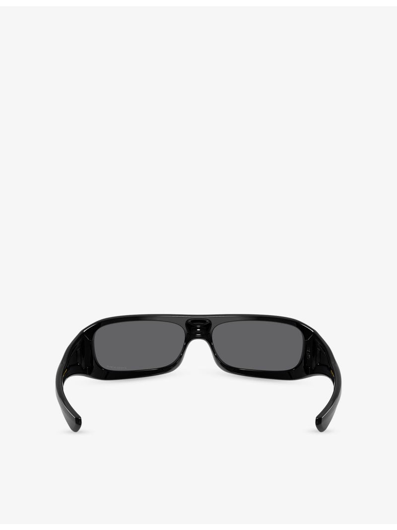 Oakley Permian rectangle-frame nylon sunglasses - British product