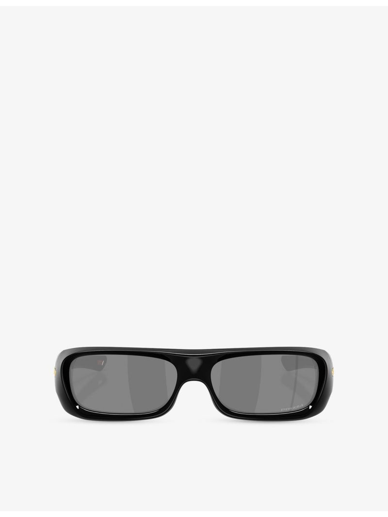 Oakley Permian rectangle-frame nylon sunglasses - British product