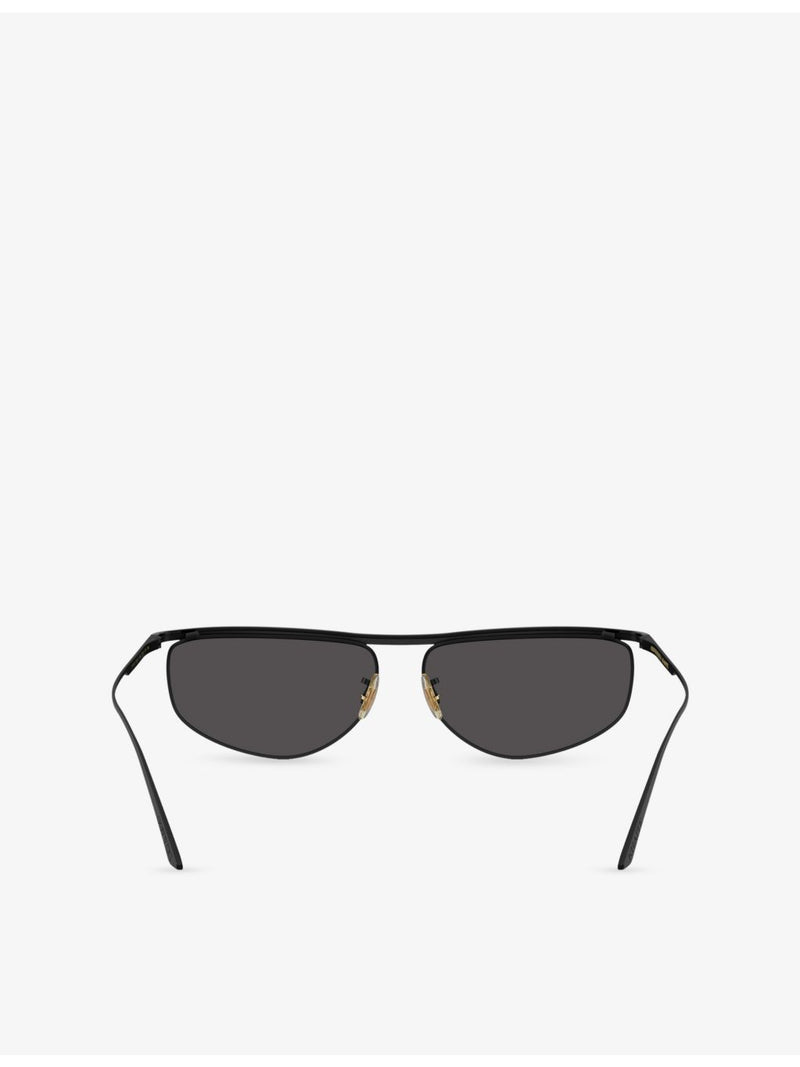 Oliver Peoples oval acetate sunglasses OV1367S, imported from the UK