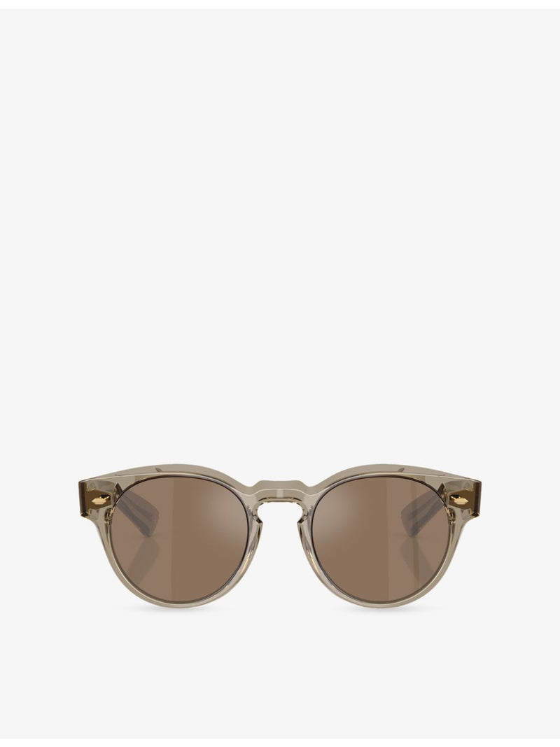 Oliver Peoples Hayton round acetate sunglasses - British product