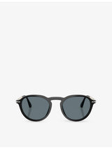 selfridges Persol PO3383S Round-Frame Acetate Sunglasses- Buy online at McGrocer