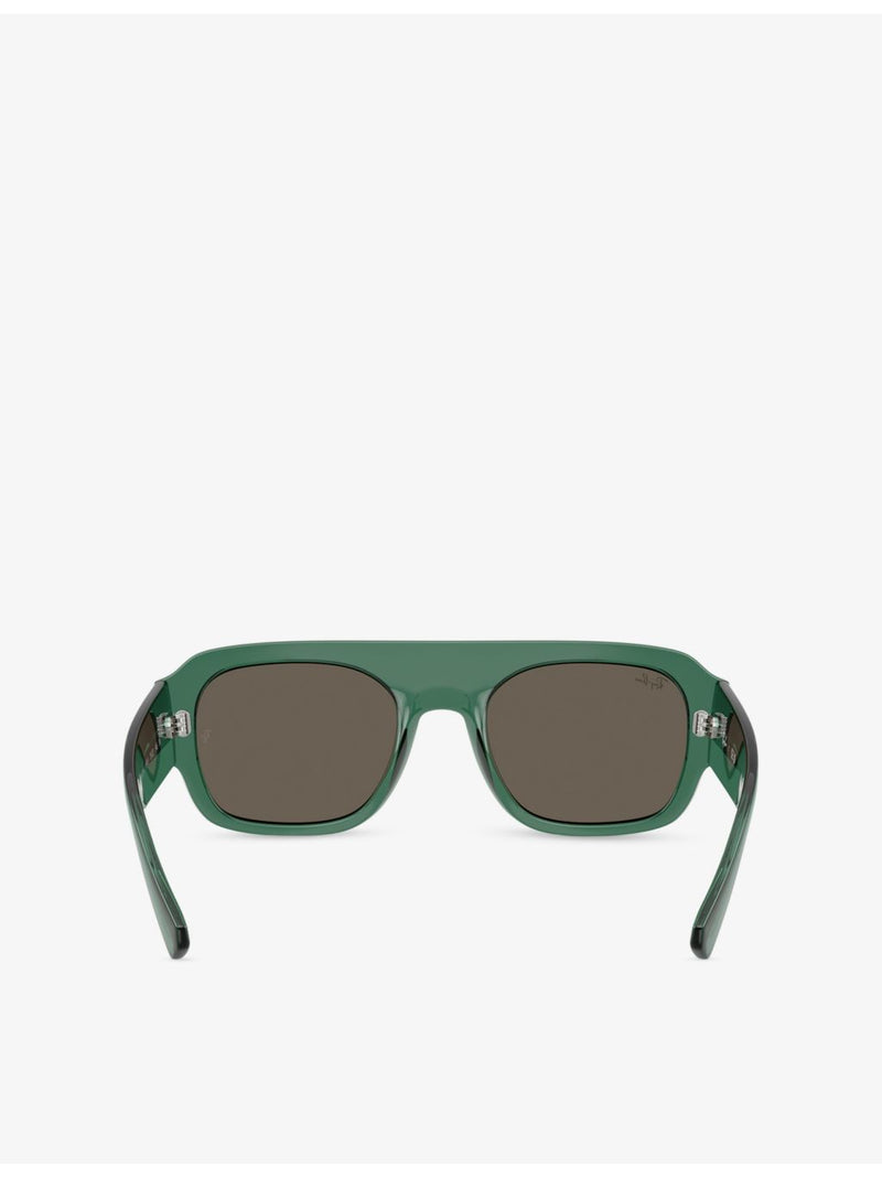 Ray-Ban RB2218 irregular acetate sunglasses 55mm, UK version
