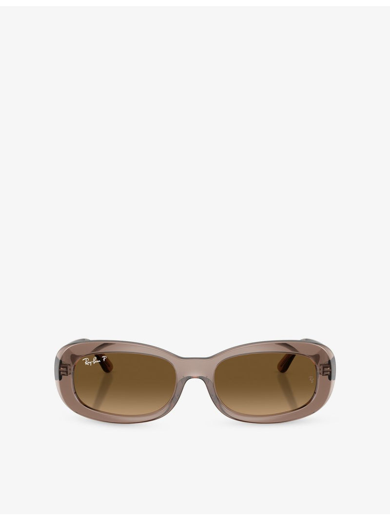 Ray-Ban sunglasses RB2221 oval-frame acetate, imported from the UK