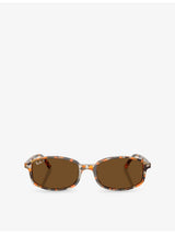 selfridges Ray-Ban RB2232 Oval-Frame Acetate Sunglasses- Buy online at McGrocer