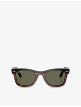selfridges Ray-Ban Wayfarer Rectangular Acetate Sunglasses- Buy online at McGrocer