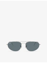 selfridges Ray-Ban Explorer IV Irregular Metal Sunglasses- Buy online at McGrocer