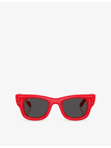 selfridges Ray-Ban RB4940 Wayfarer Puffer Square-Frame Nylon Sunglasses- Buy online at McGrocer