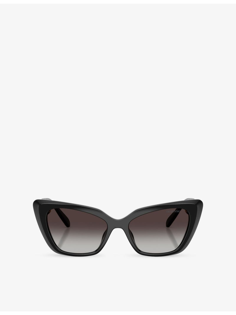 Swarovski SK6047 cat-eye sunglasses with UV lenses, UK version