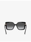 Swarovski SK6049 square acetate sunglasses with tinted lenses (British brand)