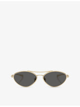 selfridges Tiffany & Co. Irregular-Frame Metal Sunglasses- Buy online at McGrocer