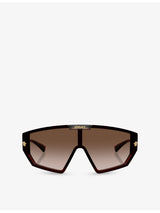 selfridges Versace Medusa Horizon Irregular-Frame Injected Sunglasses- Buy online at McGrocer