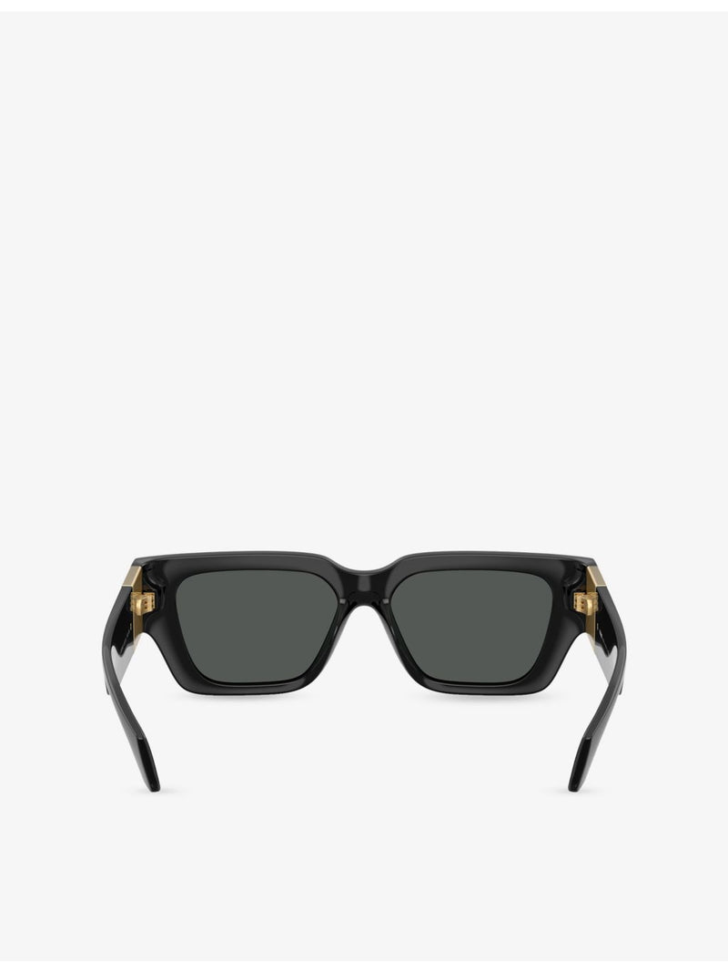 Versace square-frame injected sunglasses VE4497U, imported from the UK