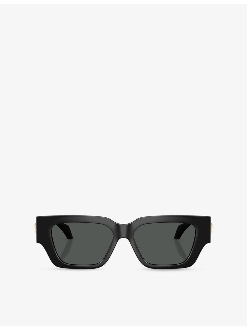 Versace square-frame injected sunglasses VE4497U, imported from the UK