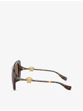 Versace square-frame injected sunglasses VE4499U (British brand)