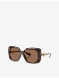 Versace square-frame injected sunglasses VE4499U (British brand)