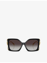 selfridges Versace Square-Frame Injected Sunglasses- Buy online at McGrocer