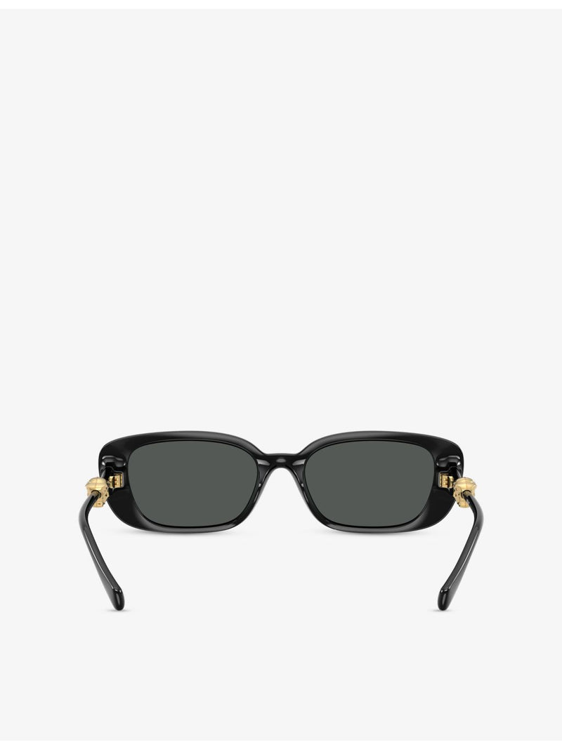 Versace VE4504D pillow-frame injected sunglasses, imported from the UK