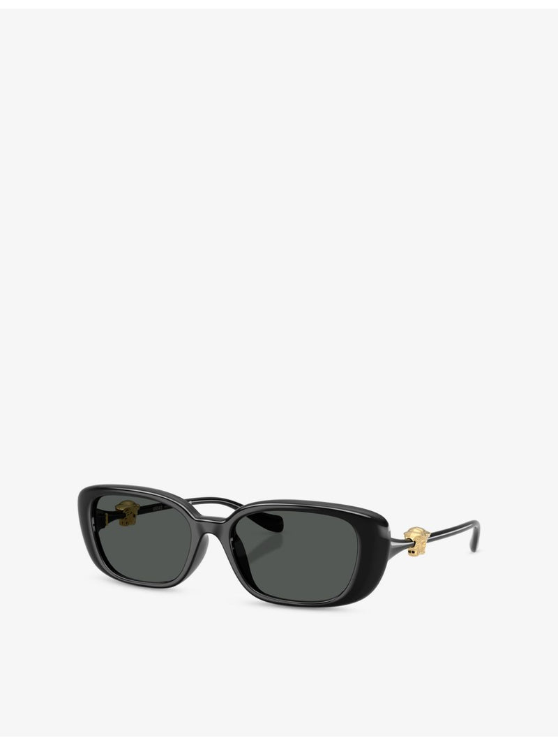 Versace VE4504D pillow-frame injected sunglasses, imported from the UK