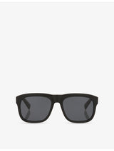 selfridges Saint Laurent SL 558 Square-Frame Acetate Sunglasses- Buy online at McGrocer