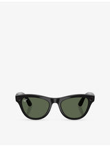 selfridges Ray-Ban RW4014 Skyler Cat-Eye Injected Meta AI Glasses- Buy online at McGrocer