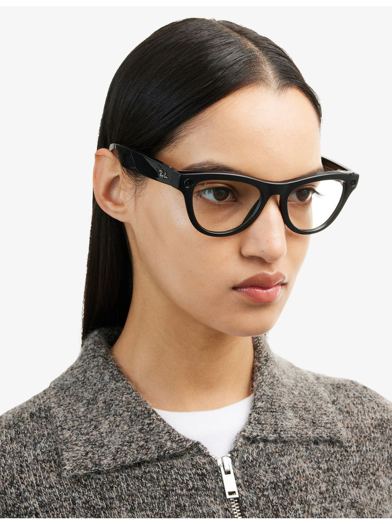 Ray-Ban Skyler cat-eye AI glasses, imported from the UK