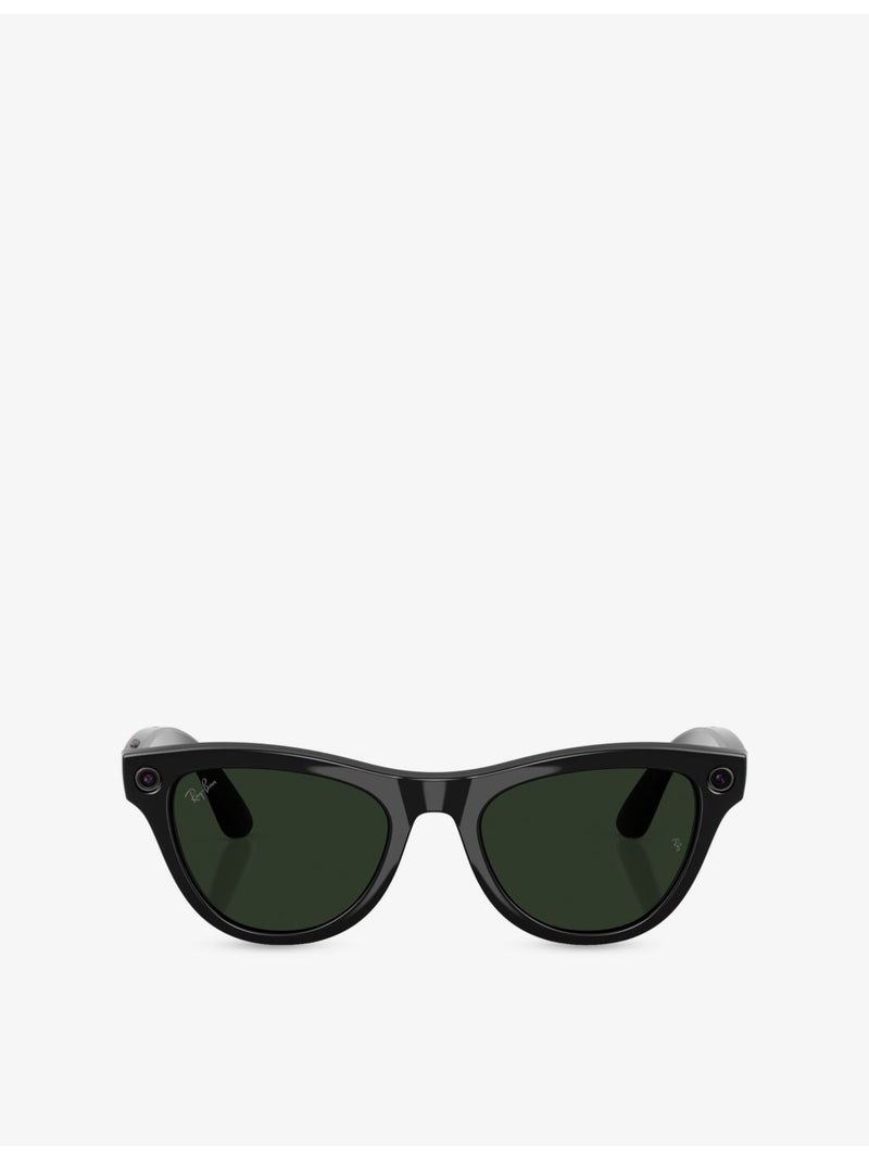 Ray-Ban Skyler cat-eye AI glasses, imported from the UK