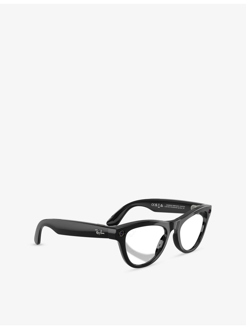 Ray-Ban Skyler cat-eye AI glasses, imported from the UK