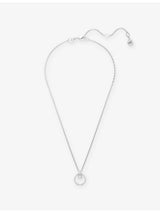 selfridges Swarovski Constella Rhodium-Plated and Zirconia Pendant Necklace- Buy online at McGrocer