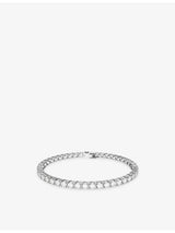 selfridges Swarovski Matrix Rhodium-Plated and Zirconia Bracelet- Buy online at McGrocer