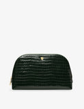Aspinal of London classic large leather cosmetic case (British brand)