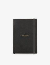 selfridges Aspinal of London Logo-Embossed Bound A5 Leather Journal 21cm- Buy online at McGrocer