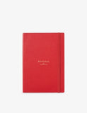 Aspinal of London Logo-Embossed Bound A5 Leather Journal 21cm