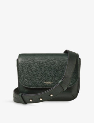 Aspinal of London Ella woven leather cross-body bag - British product