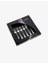 selfridges Arthur Price Georgian Set of Six Stainless Steel Pastry Forks- Buy online at McGrocer