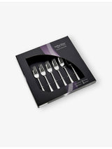 selfridges Arthur Price Harley Set of Six Stainless-Steel Pastry Forks- Buy online at McGrocer